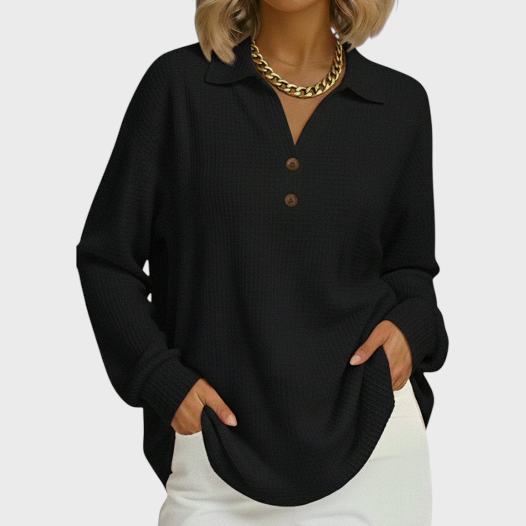 Olivia | Women's Christmas Print Crewneck Sweatshirt Long Sleeve
