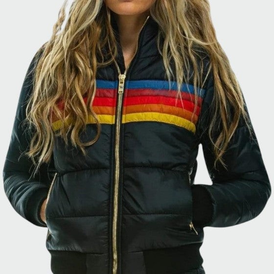 Bailey | Women's Winter Water Resistant Puffer Jacket Multicolor Print