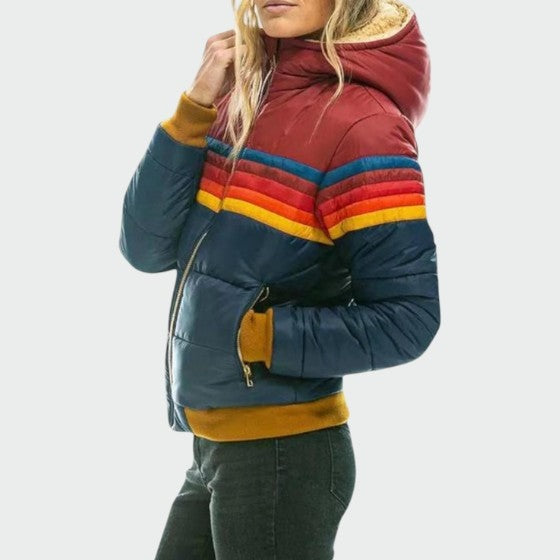 Bailey | Women's Winter Water Resistant Puffer Jacket Multicolor Print