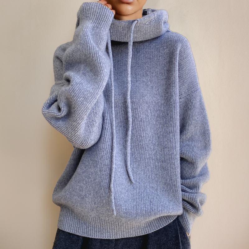 Rachel | Women's Oversized Hooded Sweater Knit Long Sleeve