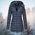 Brianna | Women's Long Winter Puffer Coat Hooded Quilted