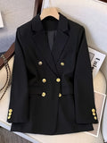 Emma | Women's Double Breasted Blazer Classic Lapel