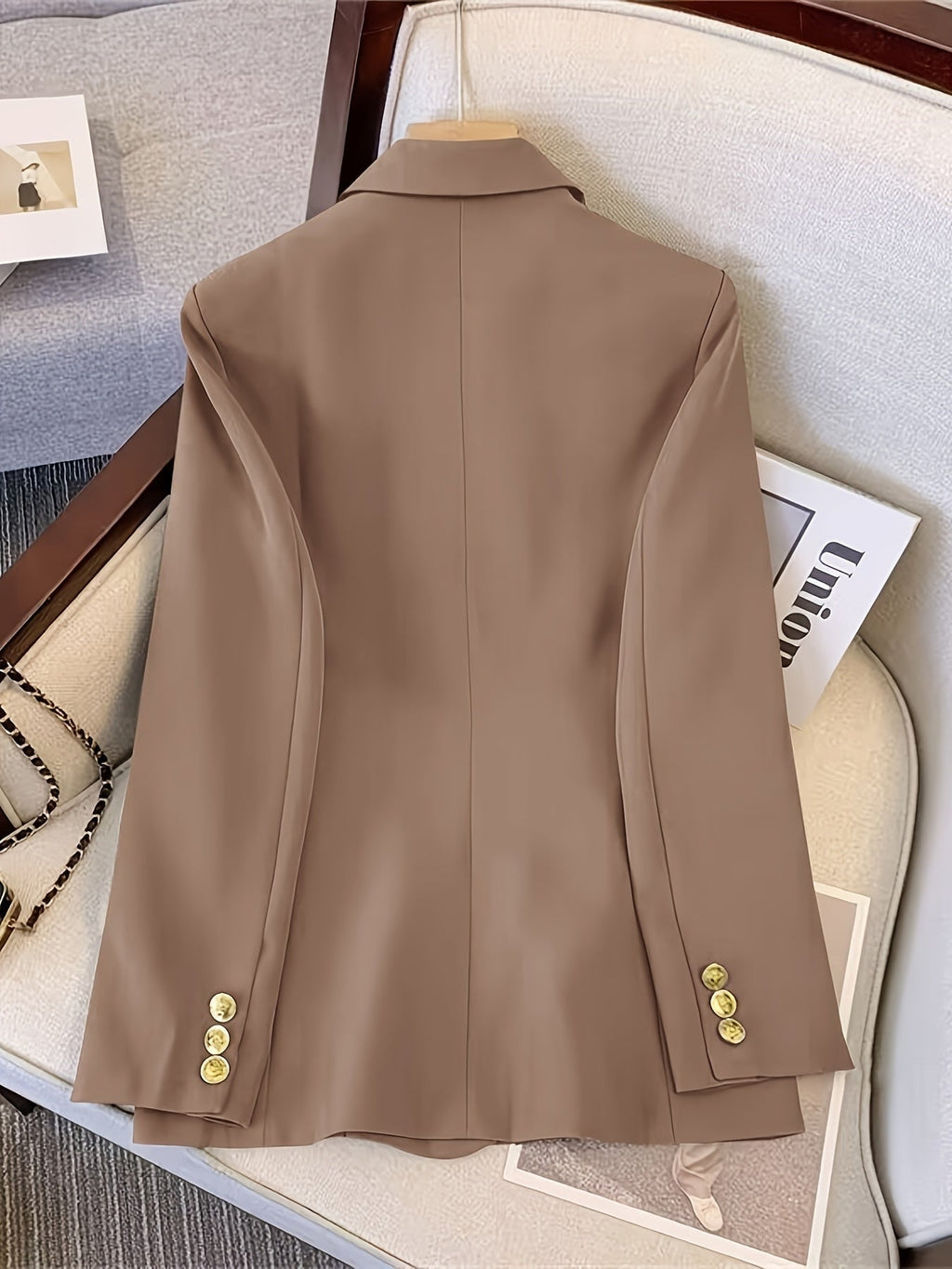 Emma | Women's Double Breasted Blazer Classic Lapel