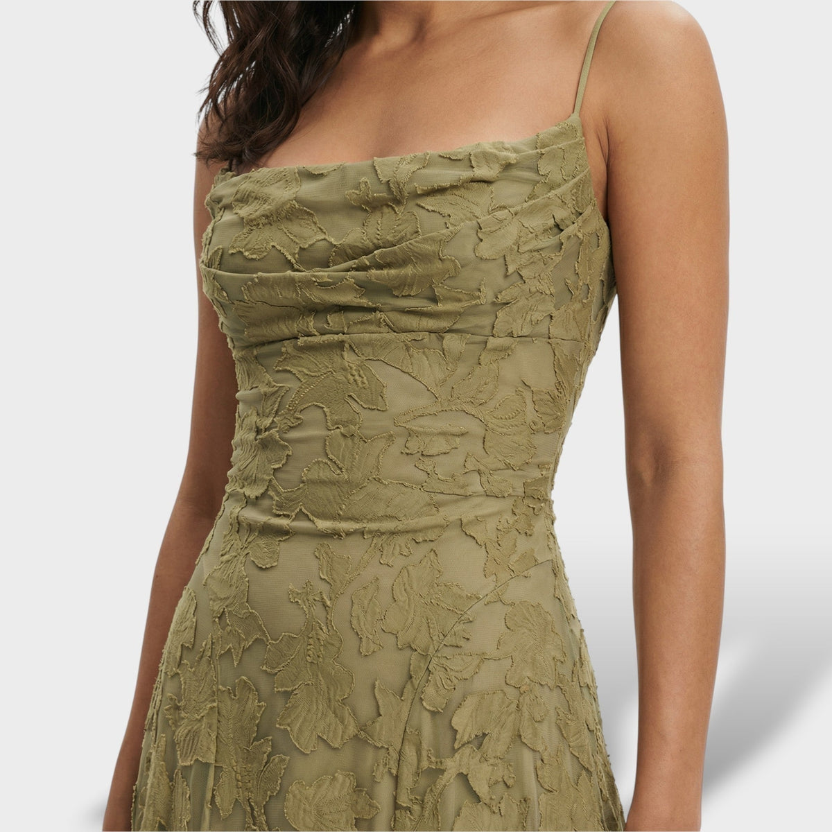 Norah | Women's Lace Formal Holiday Party Dress Long Open Back Evening