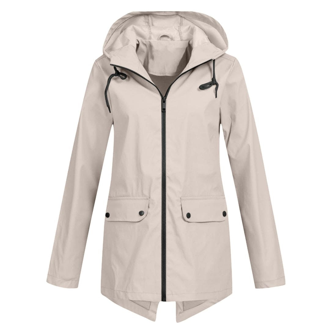 Josephine | Women's Waterproof Rain Jacket Hooded Zip Up