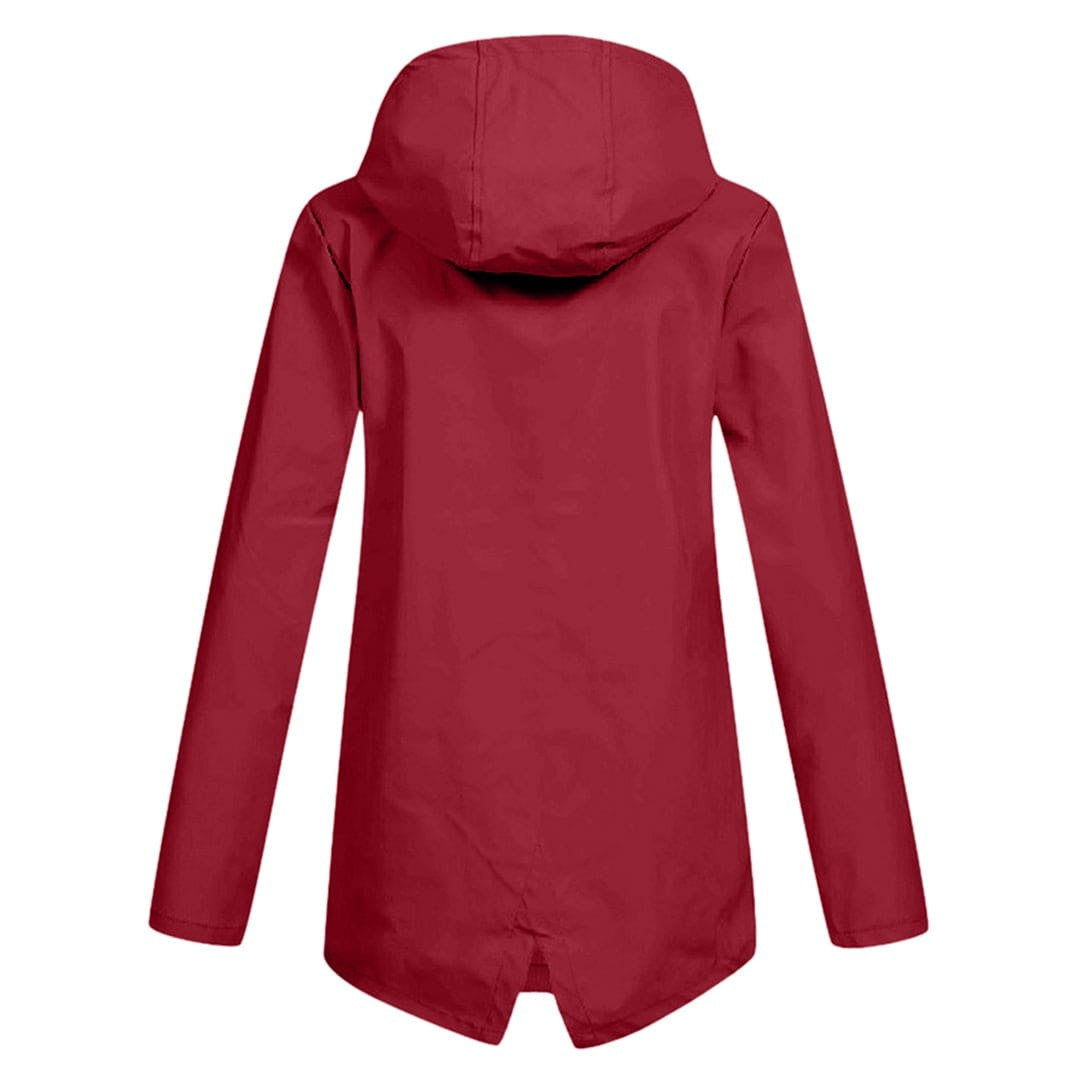 Josephine | Women's Waterproof Rain Jacket Hooded Zip Up