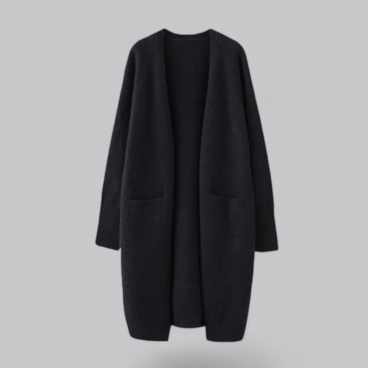 Abigail | Women's Long Cashmere Blend Cardigan Sweater Oversized Open Front
