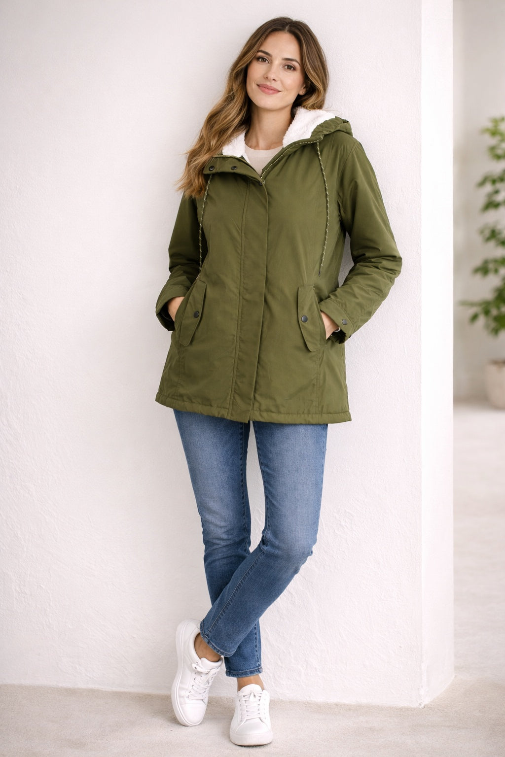 Kayla | Women's Winter Water Resistant Parka Jacket Hooded Lined