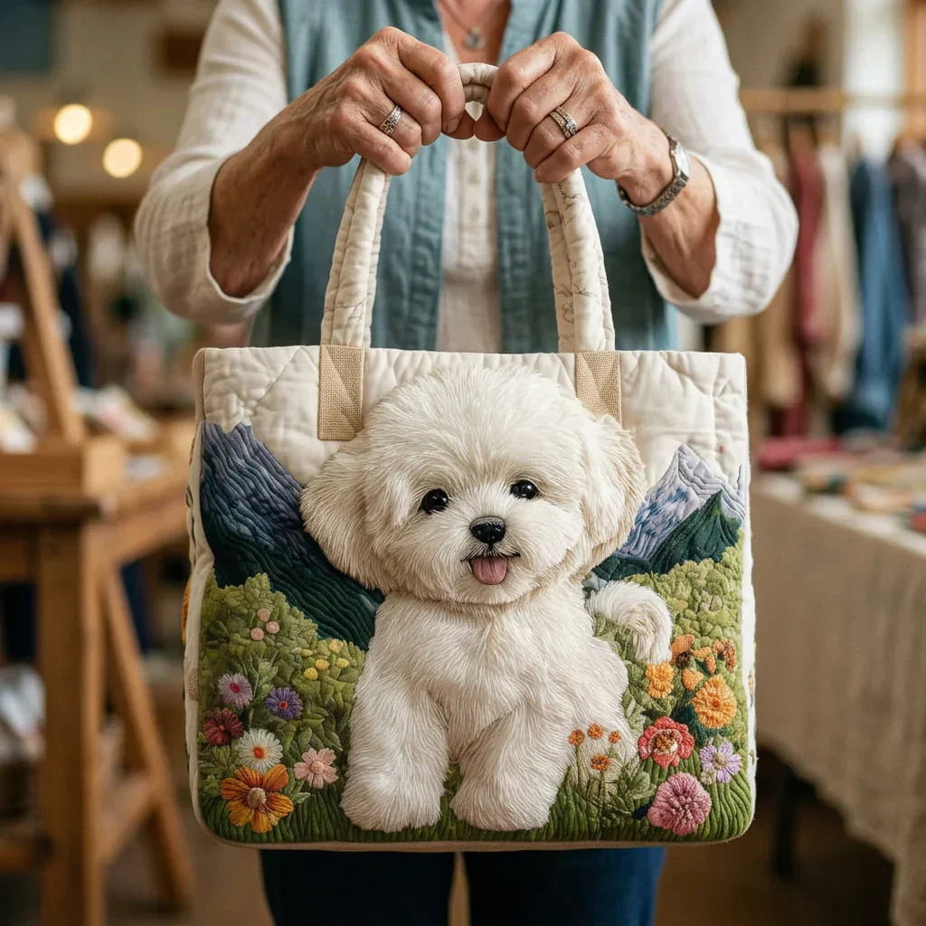 Willow | Women's Quilted Tote Bag Handmade Unique Print
