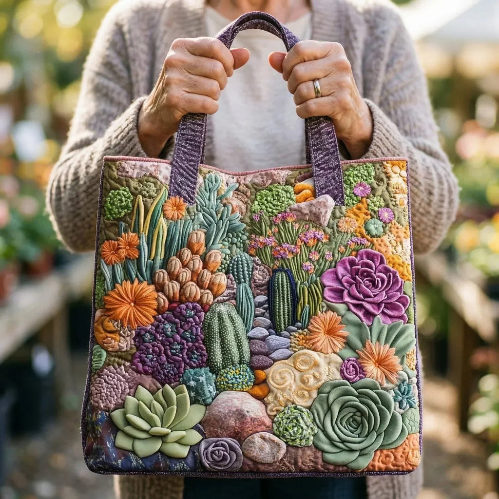 Willow | Women's Quilted Tote Bag Handmade Unique Print
