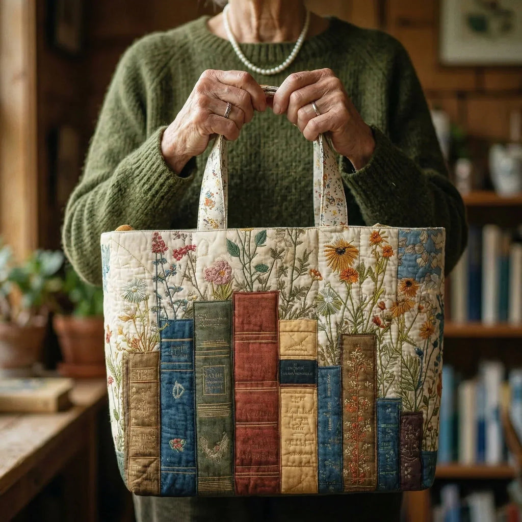 Willow | Women's Quilted Tote Bag Handmade Unique Print