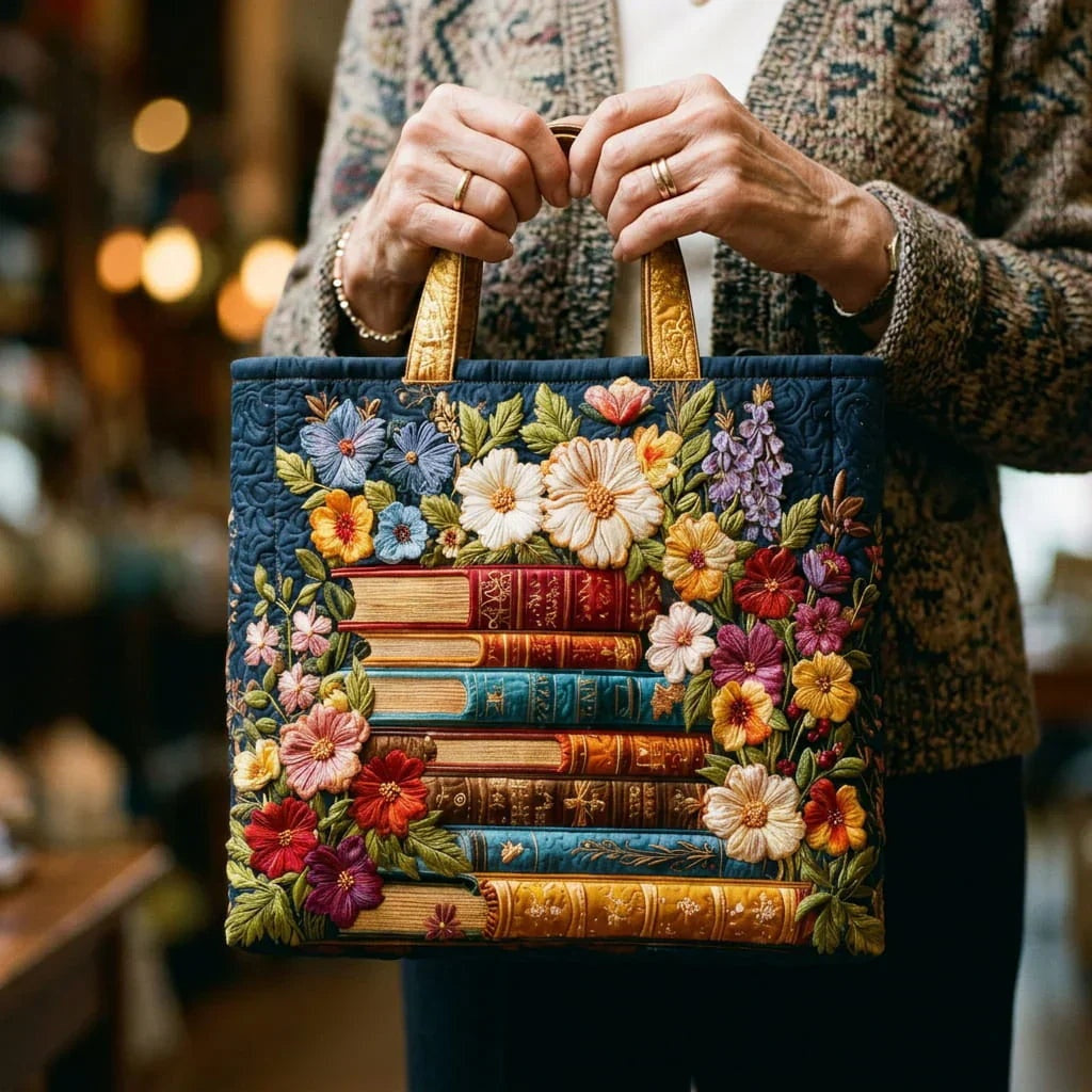 Willow | Women's Quilted Tote Bag Handmade Unique Print