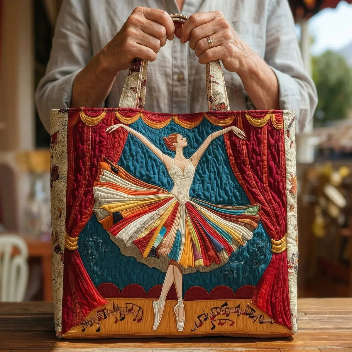 Willow | Women's Quilted Tote Bag Handmade Unique Print