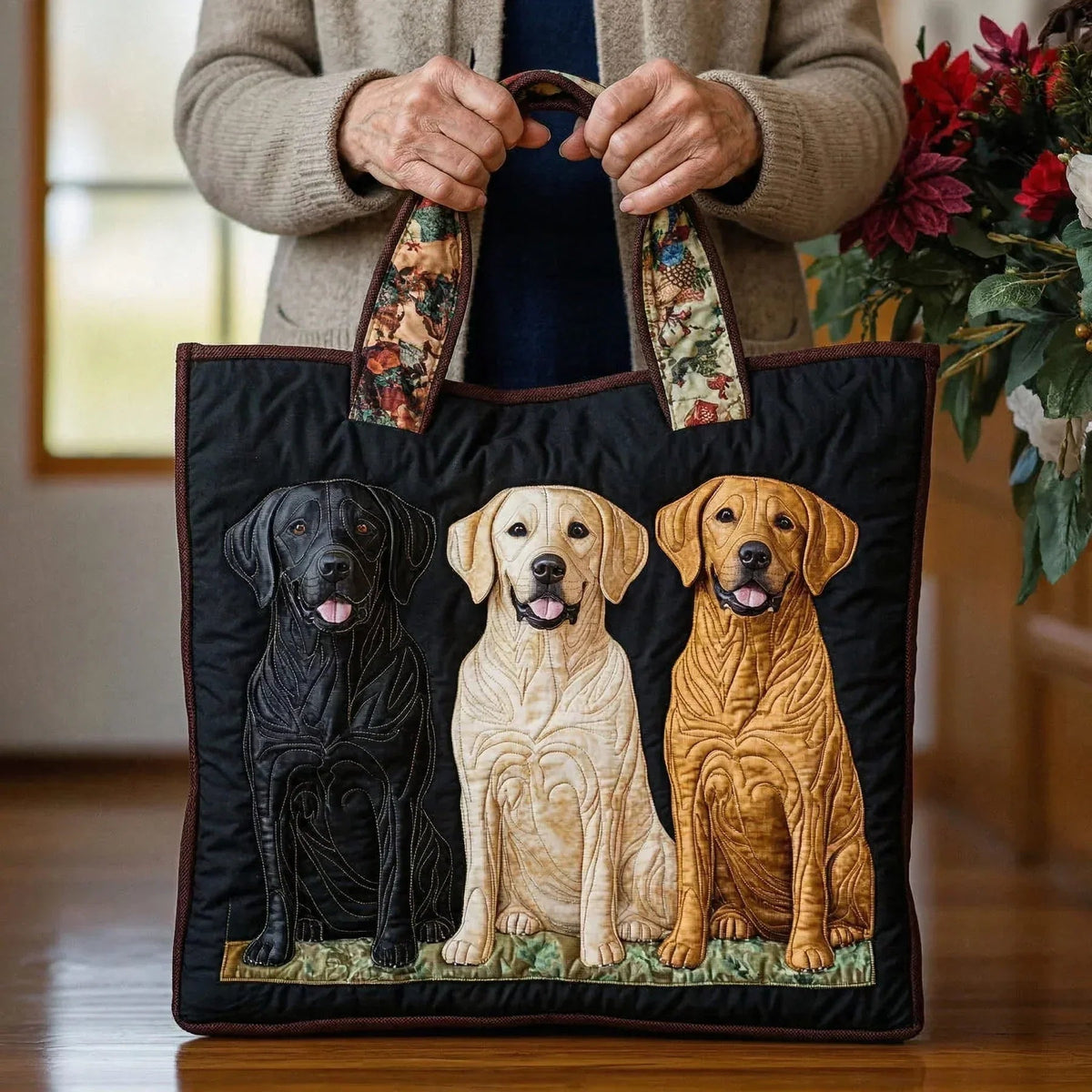 Willow | Women's Quilted Tote Bag Handmade Unique Print