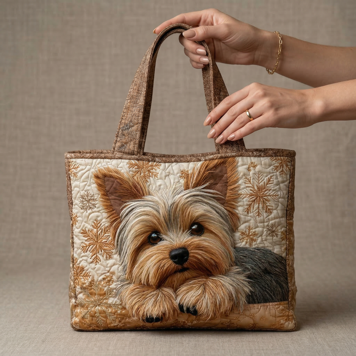 Willow | Women's Quilted Tote Bag Handmade Unique Print