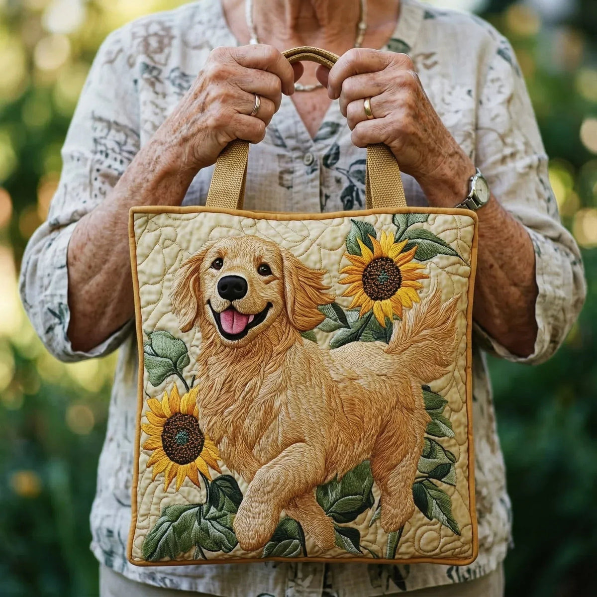 Willow | Women's Quilted Tote Bag Handmade Unique Print