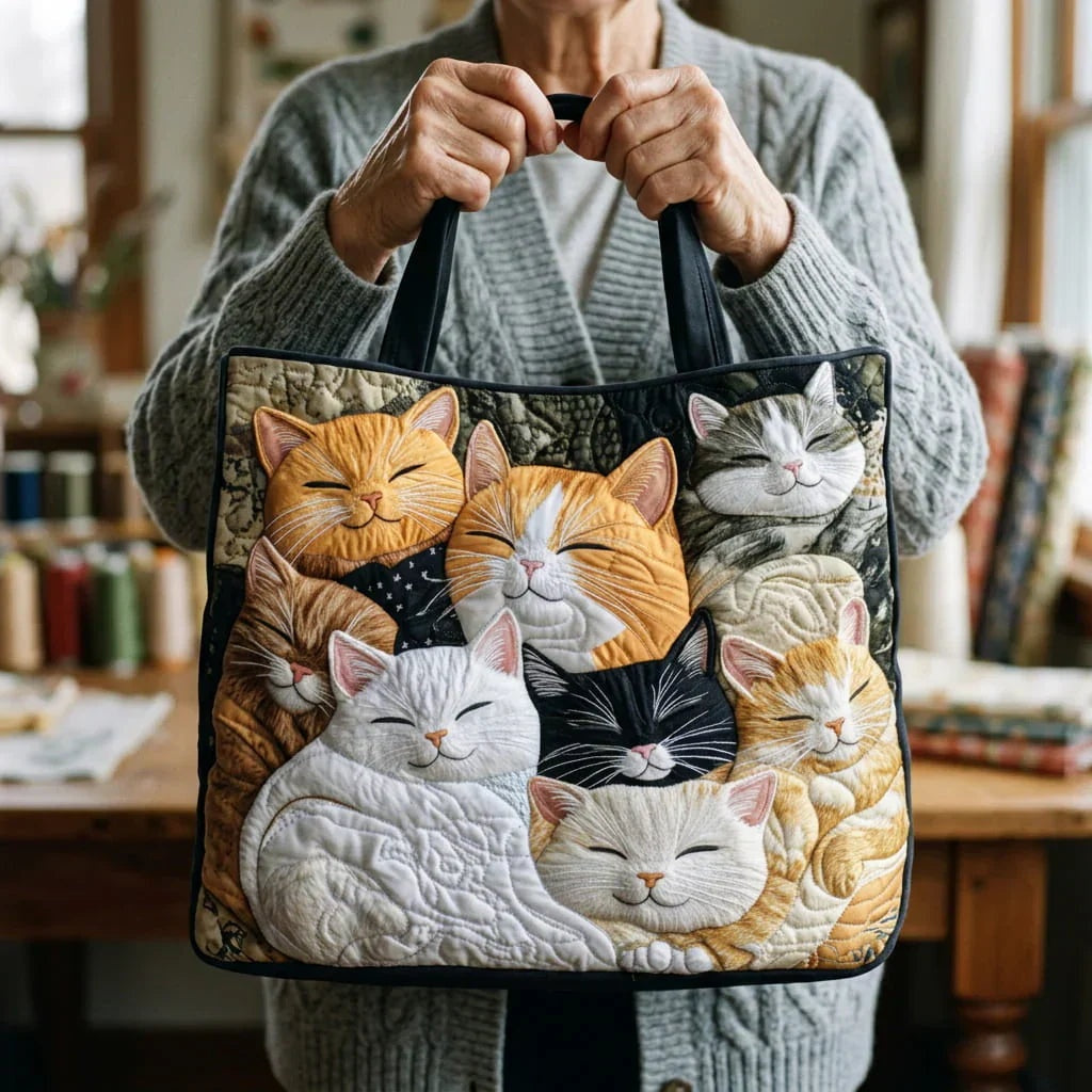 Willow | Women's Quilted Tote Bag Handmade Unique Print