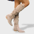 Sadie | Women's Suede Cowboy Boots Tall Western
