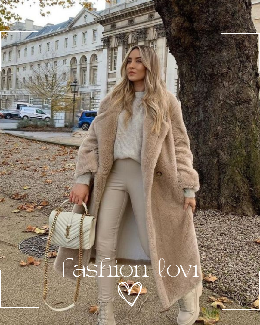 Cora | Women's Long Sherpa Coat Oversized Winter Teddy Coat