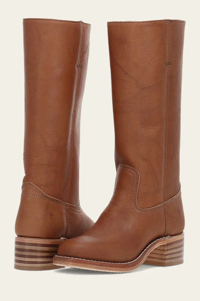 Erin | Women's Leather Cowboy Boots Tall Heeled