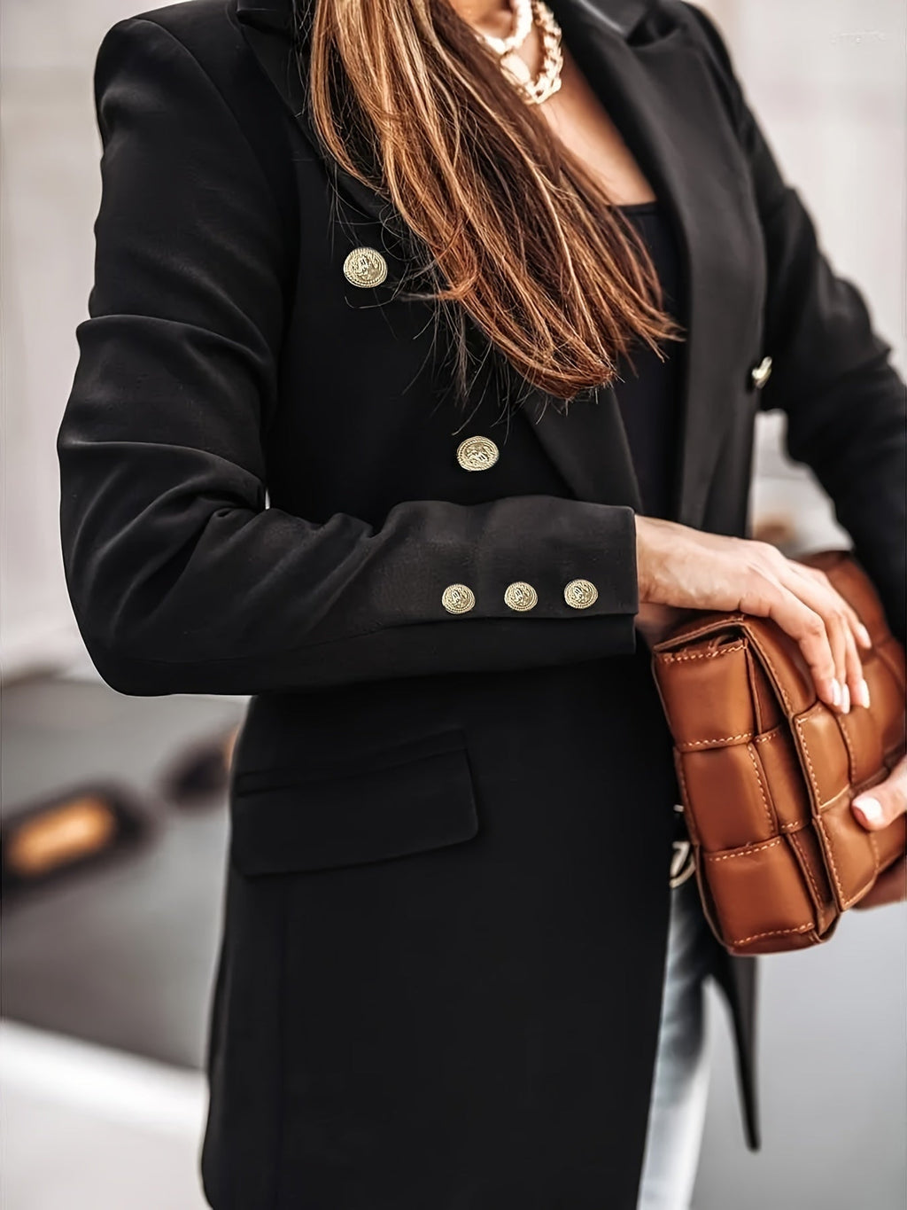 Colette | Women's Double Breasted Blazer Long Sleeve