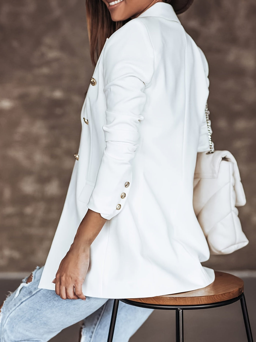 Colette | Women's Double Breasted Blazer Long Sleeve
