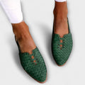 Maya | Women's Woven Flat Loafers Pointed Toe