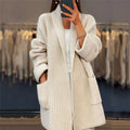 Andrea | Women's Oversized Wool Sweater Knit Pockets