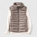 Cecilia | Women's Lightweight Quilted Puffer Vest High Collar Zip Up