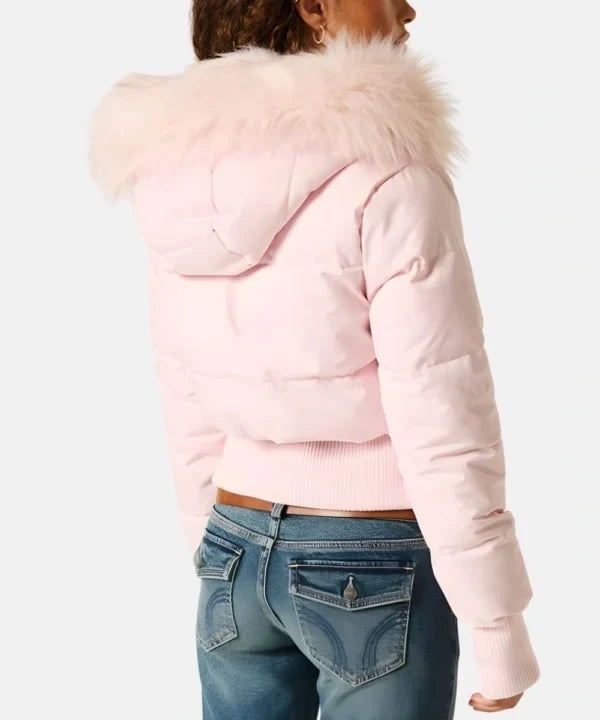 Ashley | Women's Winter Puffer Jacket Faux Fur Hood
