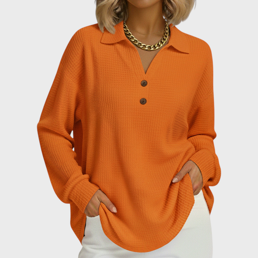 Ava | Women's Christmas Print Sweatshirt Long Sleeve