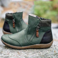 Tessa | Women's Waterproof Ankle Boots Flat Side Zipper