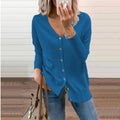Madison | Women's Lightweight Cardigan Sweater V Neck Button Up Long Sleeve
